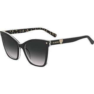 Moschino Love MOL045/S 7RM/9O 54 Solbriller Kvinder Black - Black Clear - 54mm