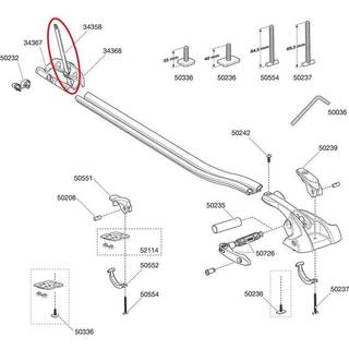 Thule hjulstrop f/591