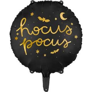 1 stk. Hocus Pocus 18" folieballon til helium eller luft med automatisk lukkesystem fra PartyDeco