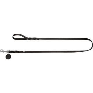 Hunter Solid Education Lædersnor Sort - 2 m / 16 mm