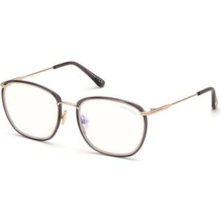 Tom Ford FT5702-B Blue-Light Block 020 54 Briller Kvinder Guld - Gold Grey - 54mm