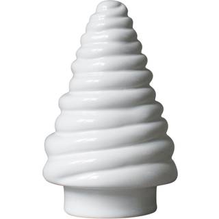 Curl Tree pyntegran, 13 cm, shiny white