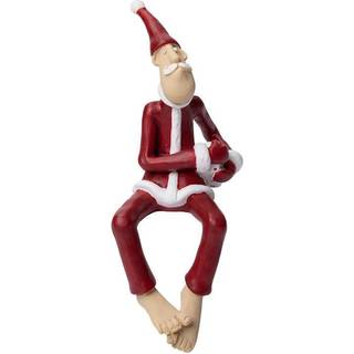 Santa Ove med gave H 12cm
