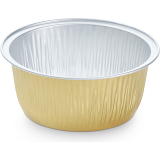 Alubakke Guld Rund 290 Ml 115 Stk.