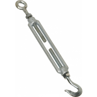 Bardunstrammer øje/krog galv. 12mm