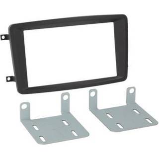 Monteringsramme 2-DIN Mercedes, sort