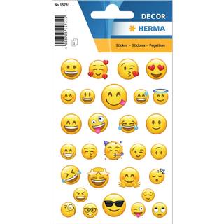 Herma stickers selvklæbende klistermærker - Decor kærlige emojis
