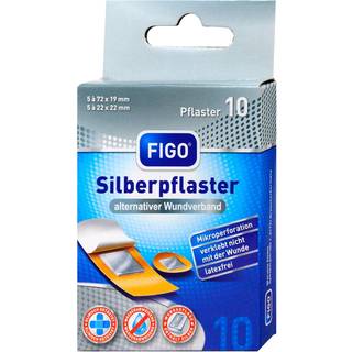 Figo Silver Vandafvisende Sølv Plastre 10 stk