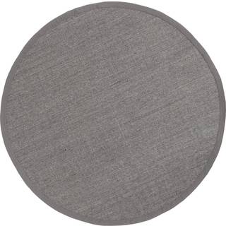 Dixie Sisal tæppe rund grå Ø150 cm