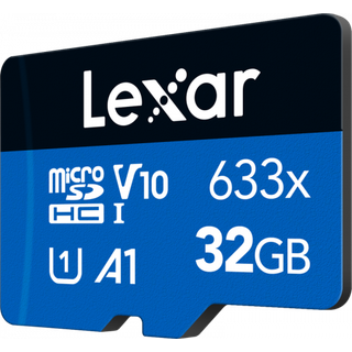 Lexar High Performance BLUE 633x microSD - 100MB/s - 32GB