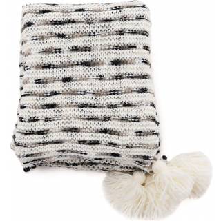 Venture Design Unny plaid Hvid/grå 170 x 130 cm