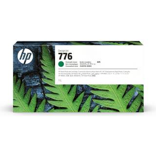HP 776 blækpatron, 1 liter, Chromatic Green