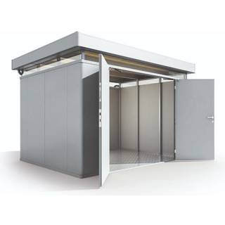 Biohort Ekstra dobbelt fløjdør Sølv metallic Højre