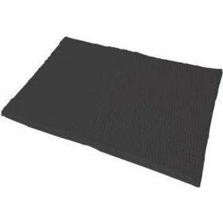 Bademåtte Peak 50x80cm, 100% polyester, sort