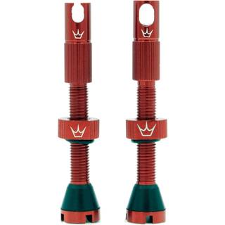 Peatys x ChrisKing Tubeless Ventiler 42mm Rød