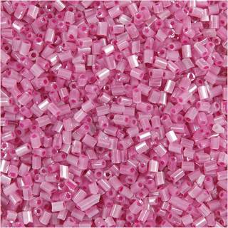 Rocaiperler 2-cut Rosa 1,7 mm - 25g