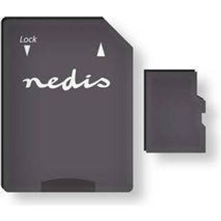 Nedis SD kort Hukommelseskort microSDXC | 64 GB | Skrivehastighed: 90 MB/s | Læs hastighed: 45 MB/s | UHS-I | SD adapter inkluderet