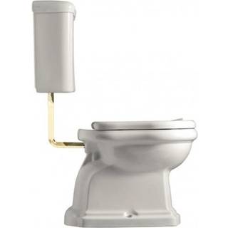 Lavabo Retro gulvstående toilet m/S-lås og messing afløb