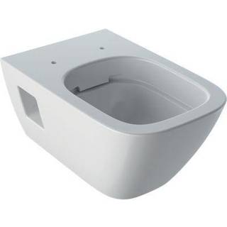 Geberit Renova Comfort væghængt toilet, ekstra langt, Rimfree: T=70cm, Hvid / KeraTect