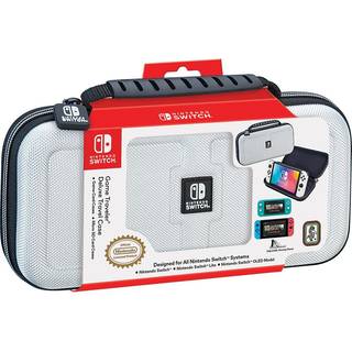 NACON Official Deluxe Travel Case - White (Nintendo Switch) - Nintendo Switch