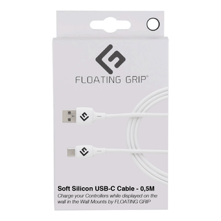 Floating Grip Silikone USB-C kabel - Hvid - 0.5 m