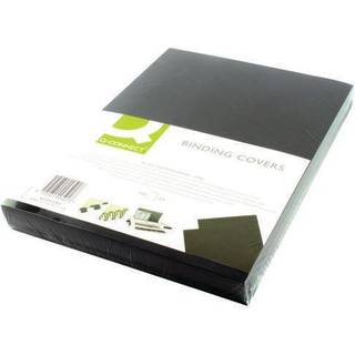 Q-connect karton for-/bagside A4 250g sort 100ark