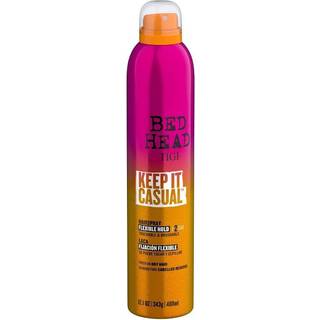 Senghoved af Tigi Frizz Control Flexible Hold Hairspray for langvarig og fleksibel Hold Keep It Casual Brushable Hair Spray 9.1 Oz