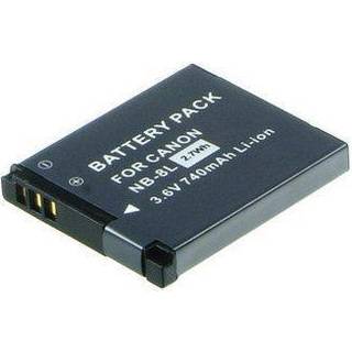 2-Power Kamerabatteri til Canon NB-8L