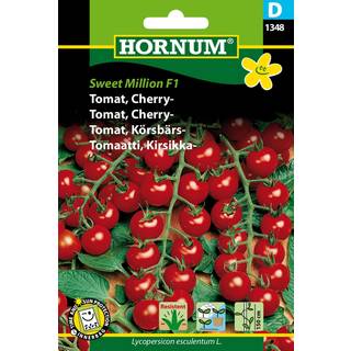 Tomatfrø - Cherrytomat &quot;Sweet Million&quot; - Grøntsagsfrø