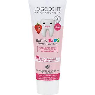Økologisk Xylitol Børnetandpasta LOGODENT Happy Kids Strawberry 50 ml