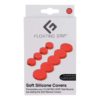 Floating Grip Wall Mount Covers (Red) - Sony PlayStation 5