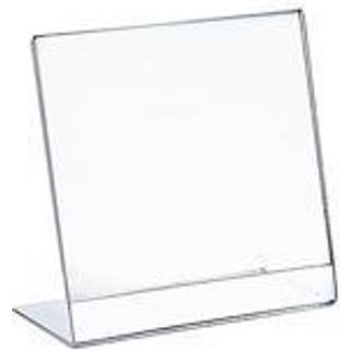 Azar viser 112718 8 """" W x 10 """" H Vertikal L-formet tegnindehaver (10 pakning)