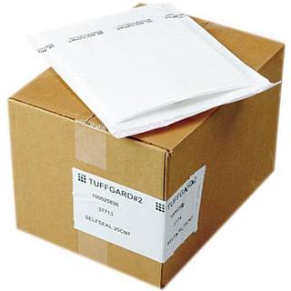 Forseglet luft 37713 Jiffy Tuffgard Self Seal polstret mailer 2 8 1/2 x 12 hvid 25/karton