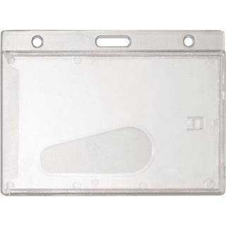 Advantus Frosted stive badgeholdere Horisontale 3-3/8 x 2-1/8 """" Inds?t st?rrelse 25-t?lling (76075)