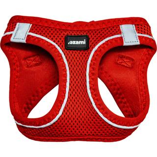 Ozami Air-mesh hundesele - Rød - M