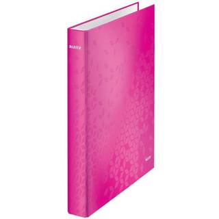 Leitz Ringordner WOW A4+ 4DR/25 mm Pink
