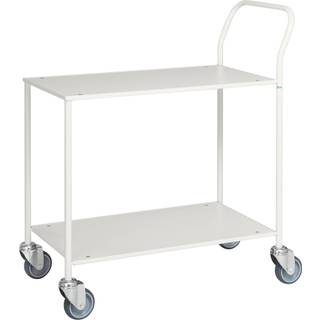 Kongamek 75,5 x 43 Hvid/Hvid Bordvogn
