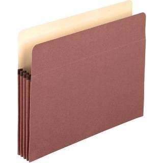 Pendaflex Redrope Expandable File Pockets 3 1/2 """" Expansion Letter Size Brown Pack of 25