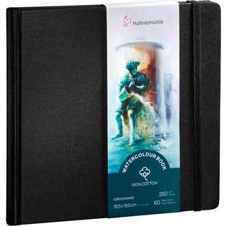 Hahnemühle akvarelbog i pocketformat 19,5x19,5 cm – 100% bomuld, gramvægt 250