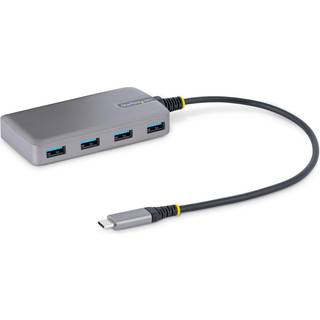 StarTech.com 5G4AB-USB-C-HUB interface hub USB 3.2 Gen 1 (3.1 Gen 1) Type-C 5000 Mbit/s Grå