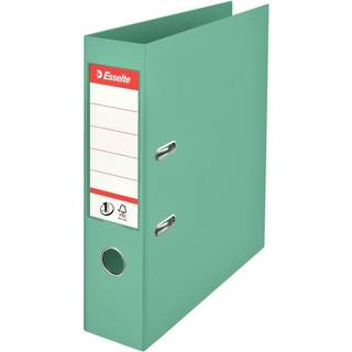 Brevordner No.1 Colour Ice Green PP A4-75mm, 10stk. Esselte 626505