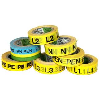 Nitto 2987705 Tape til markering af skråninger 10 m x 12 mm Tegn: PEN