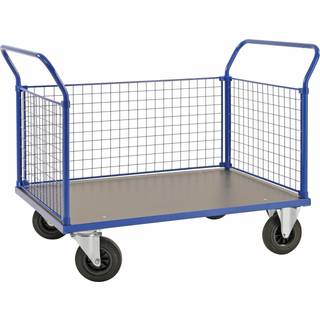 Kongamek Blå/MDF, sort Platformsvogn