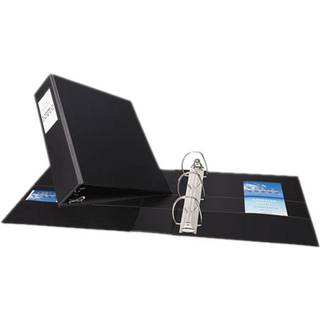 Avery Holdable 3 Ring Binder 3 """" One Touch Ezd Rings Label Holder 1 Black Binder (08702)