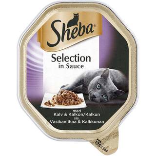SHEBA Adult Selection Sauce, alu kalv & kalkun 85 g