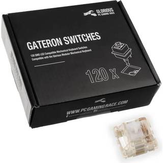Glorious Gateron Clear switches 120 stk ➞ På lager - klar til levering