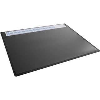 Durable skriveunderlag med lille årskalender 65x50cm sort