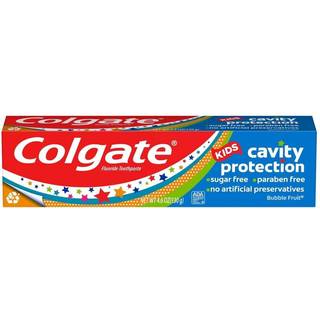 Colgate Kids Toothpasta With Fluorid Anticavity & Cavity Protection Toothpasta for aldre 2+ mild boblefrugt smag 4.6 ounce