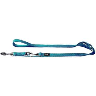 Hunter Adjustable Nylon V Leash Hundesnore størrelse Länge max. 200 cm - Breite 2,5 cm farve blue