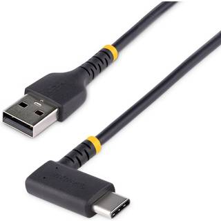 STARTECH USB-A TO USB-C CHARGING CABLE 2M RIGHT ANGLE USB-C USBC CABLE